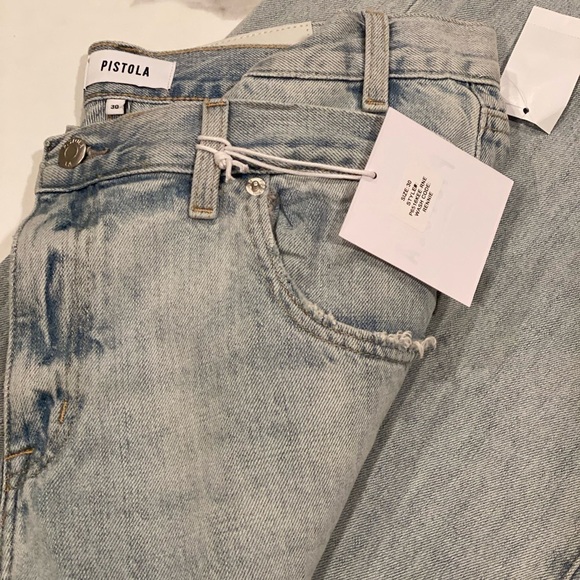 PISTOLA Bobbie High Rise Wide led jeans NWT - Picture 8 of 16